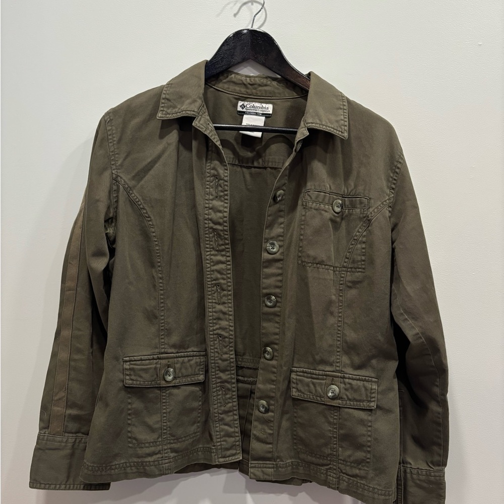 Columbia Utility Jacket in Dark Olive